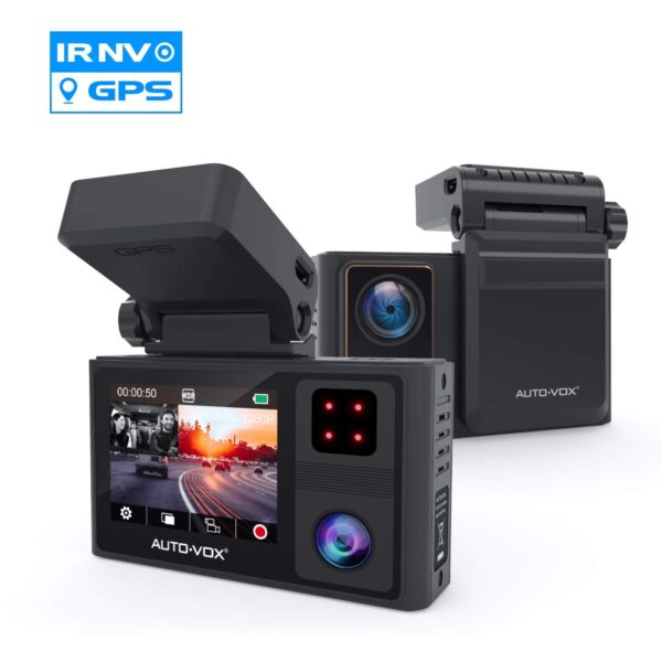 Dashcam Auto Vorne und Hinten mit eingebautem GPS