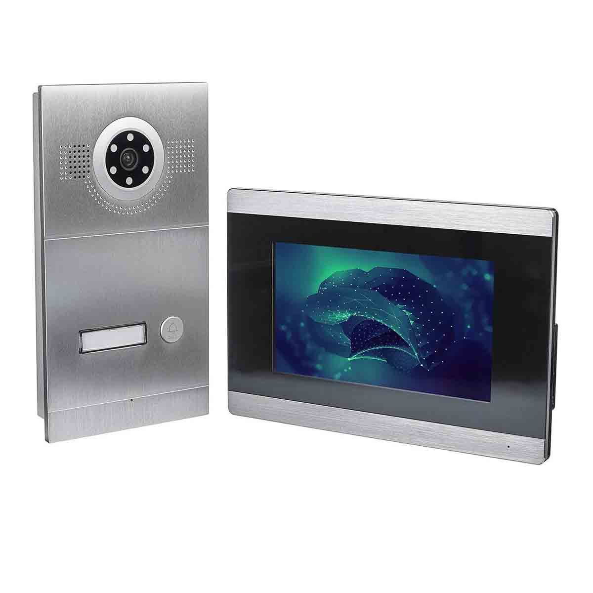 85 Video Türsprechanlage, IP65, 7" Monitor HD-Kamera 115° – Bild 1