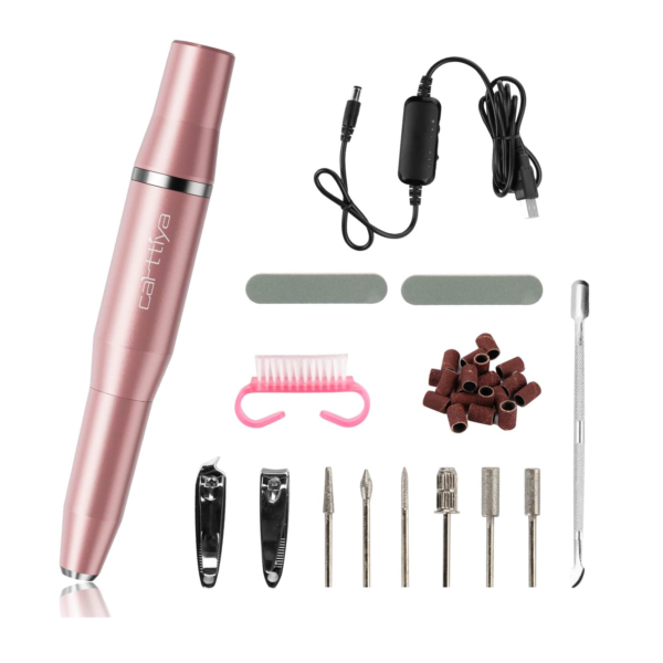 Nagelfräser, Nagelfeilen Elektrisch 12 in 1 Set Carttiya