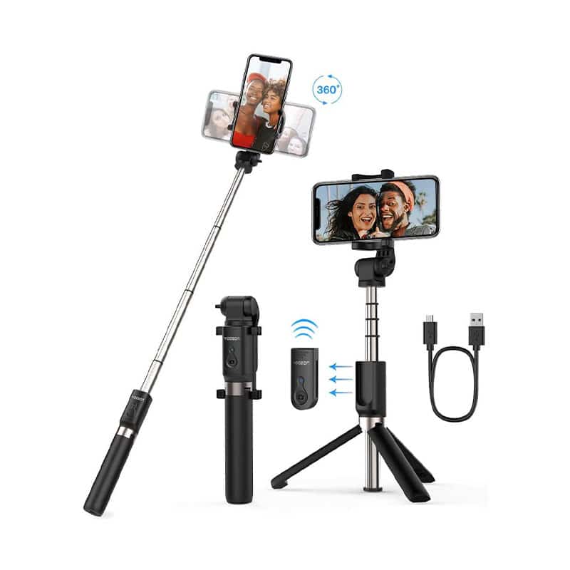 Yoozon Bluetooth Selfie-Stick Stativ mit Fernbedienung