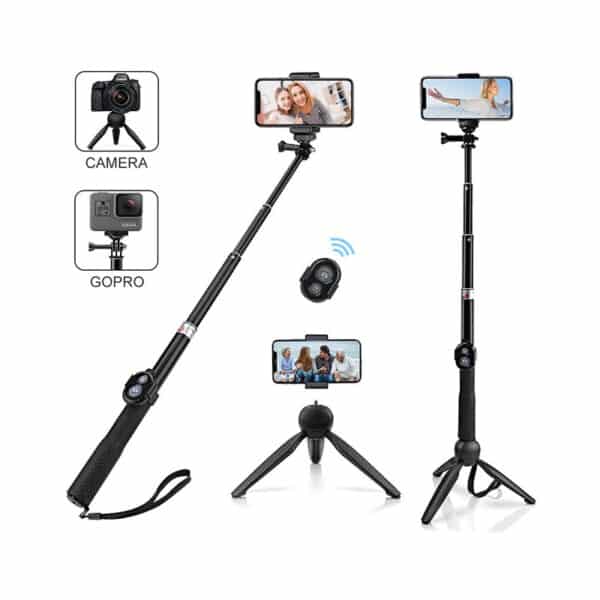 Bluetooth Selfie Stick Stativ, Alfort Universal Smartphone Stativ Selfie