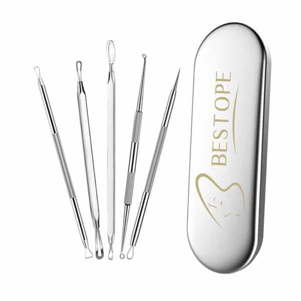 BESTOPE Mitesserentferner Komedonenquetscher Set