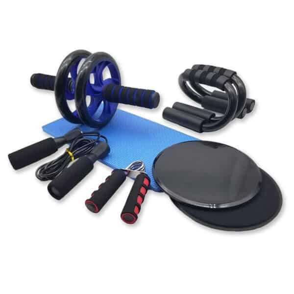 Azeekoom 8 in 1 Ab Wheel Bauchtrainer Set