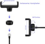 LED Selfie Ringlicht  6/8 Zoll LED-Ringlicht mit Doppel Handyhalters & Fernbedienung – Bild 5