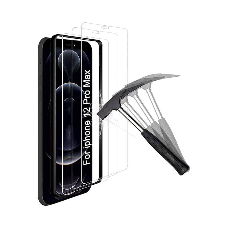 3 Stück Panzerglas für iPhone 12 Pro Max (6.7 Zoll) 3 Stück Panzerglas für iPhone 12 Pro Max (6.7 Zoll)