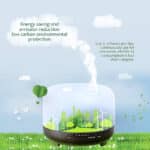 500ml Aroma Diffuser,TENSWALL Ultraschall Luftbefeuchter Fernbedienung Vernebler Raumbefeuchter – Bild 5