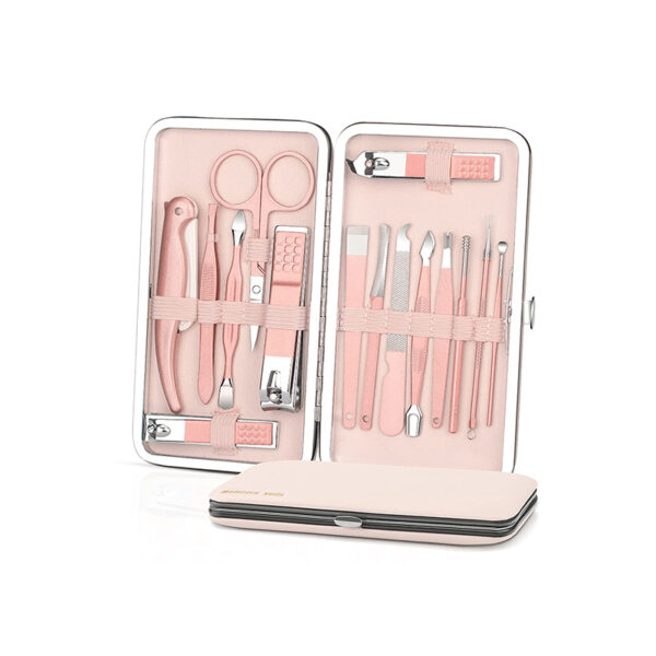 Maniküre Set, FAPPEN Pediküre Kit, 15tlg