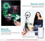 Neewer 12 Zoll RGB-Ringlicht Selfie-Ringlicht mit Stativständer und Telefonhalter – Bild 18