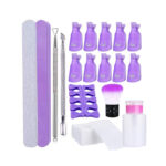 Nagellackentferner Kit - 2-in-1 Nagelhautschaber und Pusher, Nagelseparator...