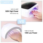 O'Vinna 52 W UV-LED-Lampe für Gelnägel, Nageltrockner mit Autosensor – Bild 7