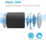 Fancii Kleiner USB Ventilator Ultra Leise, Mini Tischventilator – Bild 3