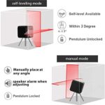 Kreuzlinienlaser, RockSeed Selbstnivellierend Linienlaser 15M – Bild 4