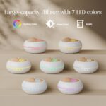 SALKING Aroma Diffuser 400 ml – Ultraschall Duftdiffusor mit RGB-Licht für Zuhause und Büro – Bild 3