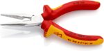 KNIPEX Flachrundzange mit Schneide (Radiozange) 1000V-isoliert (160 mm) 25 06 160 – Bild 7