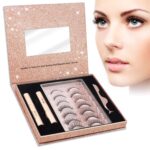 AOVSHEY Upgraded Magnetische Wimpern Eyeliner Set, 7 Paar Natürlich 3D Wiederverwendbar – Bild 8