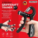 Griffkraft-Trainer Set 5–60 kg – 2-teilig mit integrierter Zählfunktion