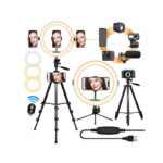 TARION LED Selfie Ringlicht 11 Zoll Blitzgeräte mit Stativ