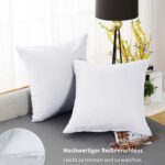 RUIKASI Kissenbezug 2 x Set Kissenbezüge Anthrazit Weich – Bild 2