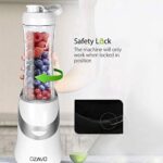 OZAVO Standmixer, Smoothie Maker, Blender 350W, BPA frei, 600ml – Bild 5
