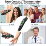 ANKOVO Thermometer Ohr- und Stirnthermometer mit LCD-Bildschirm – Bild 3