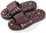 BYRIVER Akupressur Fussmassagegerät Massage Hausschuhe Sandalen Reflexzonenmassage Schuhe – Bild 2