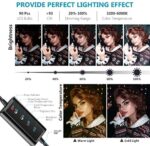 Neewer LED-Ringlicht mit 137,2 cm Stativ – Bild 4