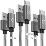 Gritin Micro USB Kabel, [3 Pack 1M+1.5M+2M]