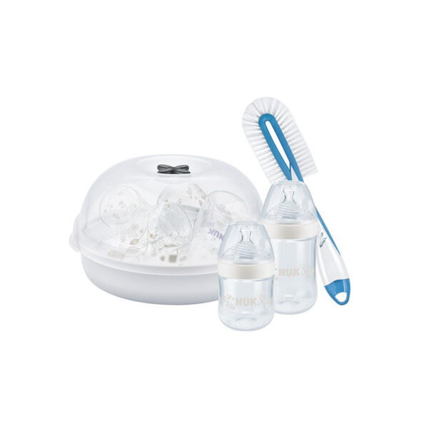NUK 10256444 -Micro Express Mikrowellen Sterilisator fĂĽr Babyflaschen