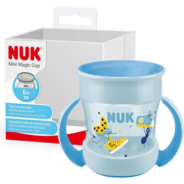 NUK Mini Magic Cup Trinklernbecher | 360° Trinkrand | 160ml | auslaufsicher | BPA-frei | 6+ Monate