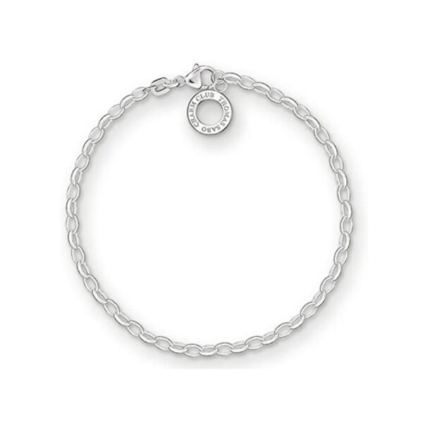 THOMAS SABO Damen Charm-Armband Classic Charm Club 925 Sterling Silber X0163-001-12