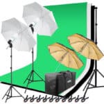 HAKUTATZ® Profi Fotostudio Set - Hintergrundsystem