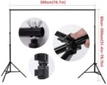 HAKUTATZ® Profi Fotostudio Set - Hintergrundsystem – Bild 4