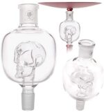 DILAW® Shisha Molassefänger Totenkopf Bunt, Wasserpfeife, Vorkühler Aufsatz Skull Wasserpfeife – Bild 2
