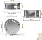 M. ROSENFELD Smokebox Shisha, HOOKARTIS, Kopf Aufsatz mit Doppelring-Boden. Passt für alle gängigen Köpfe. Neue Version & Griffe – Bild 3