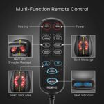 RENPHO Massagesitzauflage, Shiatsu Massageauflage Rückenmassagegerät mit drei Massagezonen Wärmefunktion und Vibrationsmassage, Tiefenmassage Rollmassage für Nacken Rücken Gesäss – Bild 7