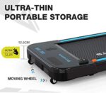Laufband mit 440 W Elektromotor, integrierte Bluetooth-Lautsprecher, einstellbare Geschwindigkeit, LCD-Bildschirm und Kalorienzähler, ultraflach und leise – Bild 7