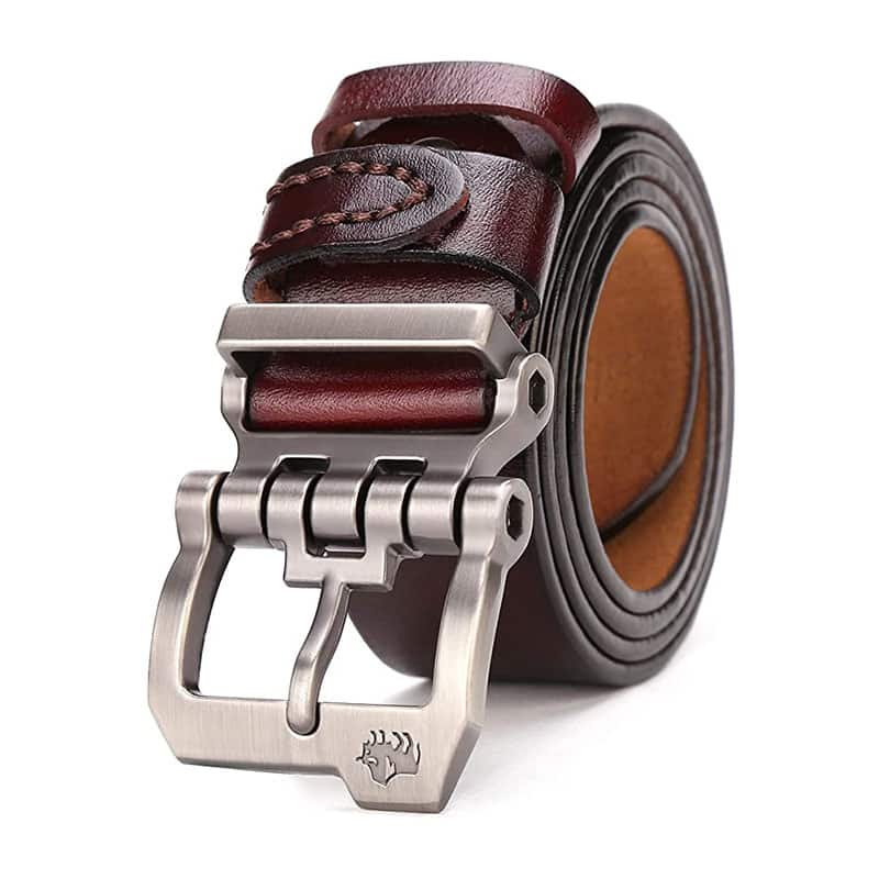 BISON DENIM Gürtel Herren, Ledergürtel Jeansgürtel Business Gürtel Metall Retro Denim Gürtel für Herren BISON DENIM Gürtel Herren, Ledergürtel Jeansgürtel Business Gürtel Metall Retro Denim Gürtel für Herren