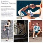 Fullluwaa 6/12 Paar Sneaker Socken Herren Damen Kurze Halbsocken Sportsocken Männer Baumwolle – Bild 7