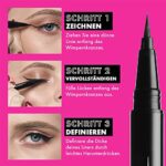 NYX Professional Makeup Epic Ink Eye Liner, Filzstift, Wasserfest, Vegane Formel, Black – Bild 6