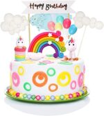 iZoeL Happy Birthday Girlande Luftballon – Bild 5