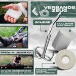 Jungle Monkey, Survival Kit, 13 teiligiges Premium Set, Messer, Taschenlampe, Outdoor Set, Ausrüstung für Wandern & Camping, Kit Survivalkit Equipment, Optimal ausgestattet – Bild 4