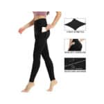 Persit Damen Leggings, Blickdicht Sporthose High Waist Yoga Leggings mit Taschen – Bild 5