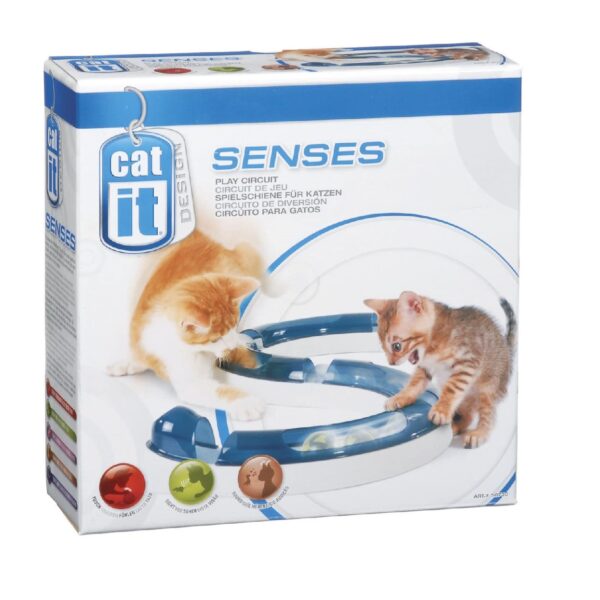 Spielschiene, Play Circuit, inklusive Ball, fĂĽr Katzen