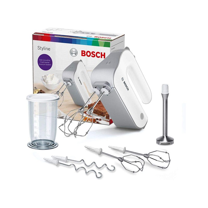 Bosch Handrührer Styline MFQ4075DE - weiss/silber