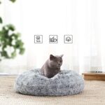 FEANDREA Hundebett, Katzenbett, weiche PV Samtoberfläche – Bild 2