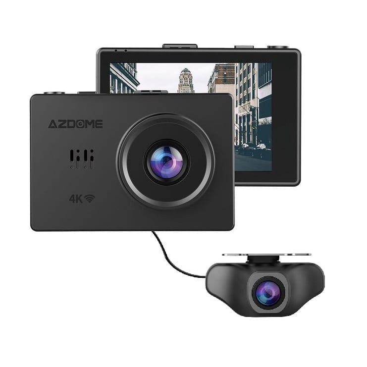 550x380-1.jpg Pro 4K Touch WiFi GPS Dashcam und Rückfahrkamera mit App für Android und iOS – Bild 1