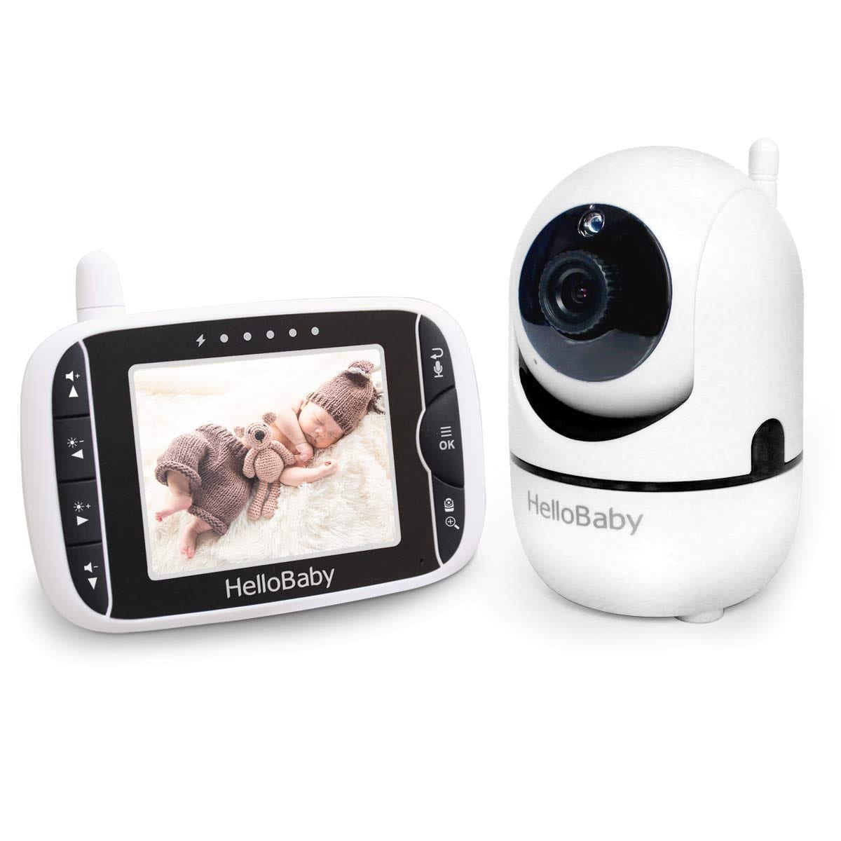 Video Babyphone mit Fernbedienung Pan-Tilt-Zoom,Zwei-Wege-Audio Video Babyphone mit Fernbedienung Pan-Tilt-Zoom,Zwei-Wege-Audio