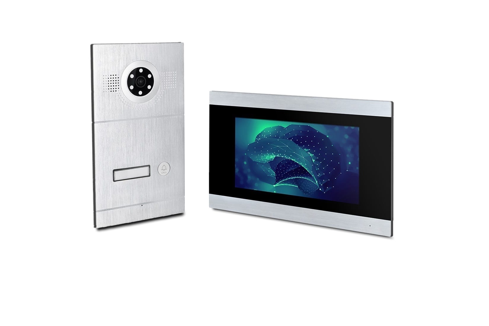 1-1-4.jpg Video Türsprechanlage, IP65, 1x 7 Zoll Monitor HD-Kamera 115° – Bild 1