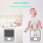 Babyphone mit Kamera Video Baby Monitor 3.2 Zoll Babyfon – Bild 3