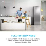 Mini Kamera, Full HD  mit Nachtsicht, Bewegungserkennung, eingebaute 200 mAh Lithium-Batterie und 32GB SD-Karte – Bild 4